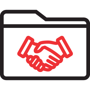 Shaking hands icon